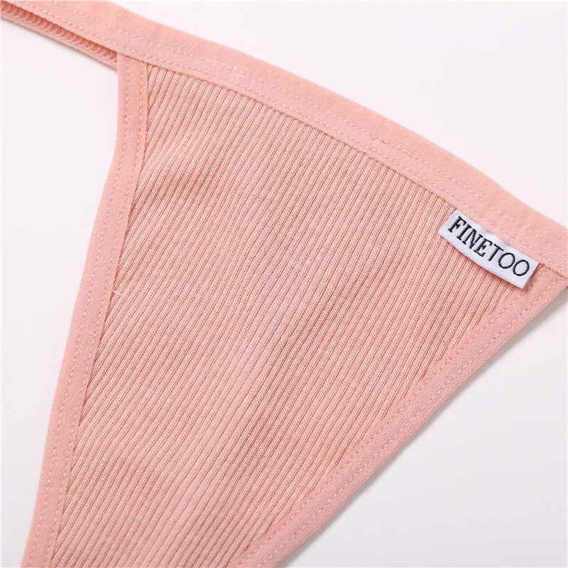 3Peças Calcinha String Fio dental segredo