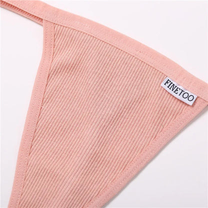 3Peças Calcinha String Fio dental segredo