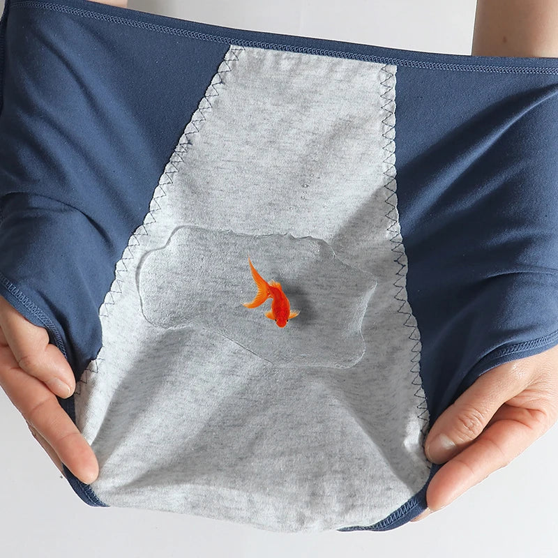 Calcinha menstrual com super elasticidade e respirável Plus Size