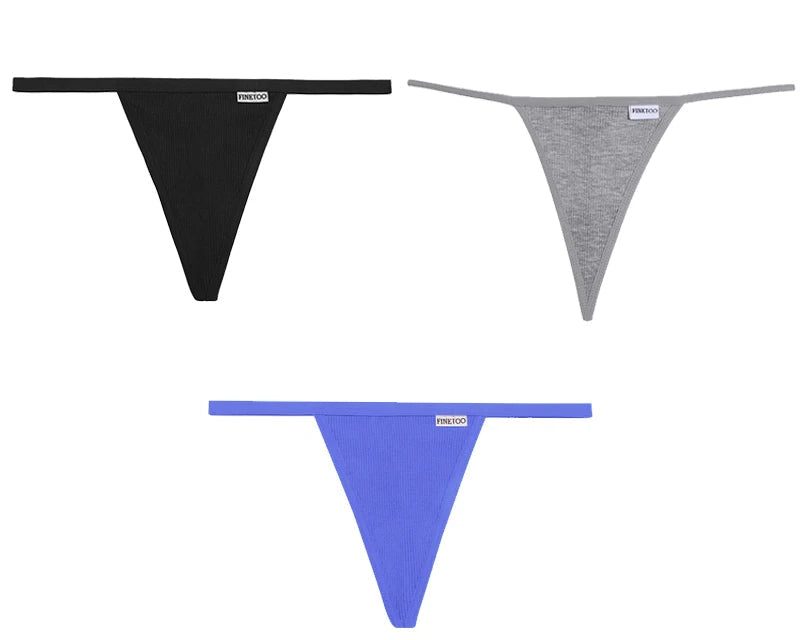 3Peças Calcinha String Fio dental segredo