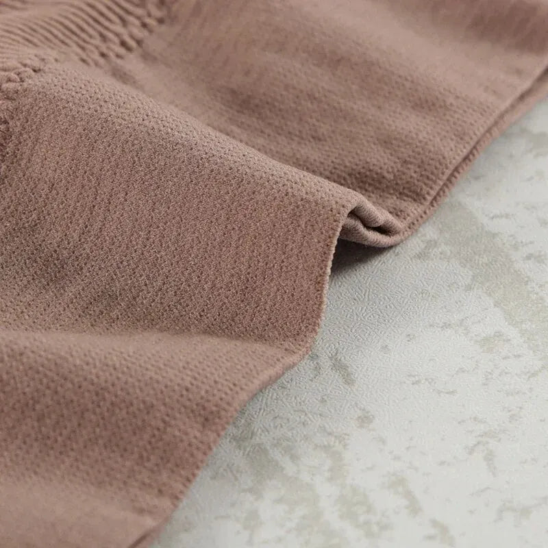 Conjunto Básico Sutiã e Calcinha Canelado.