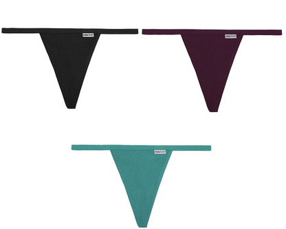 3Peças Calcinha String Fio dental segredo