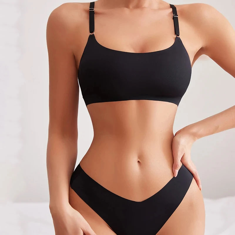 Conjunto Básico Sutiã e Calcinha sem costura