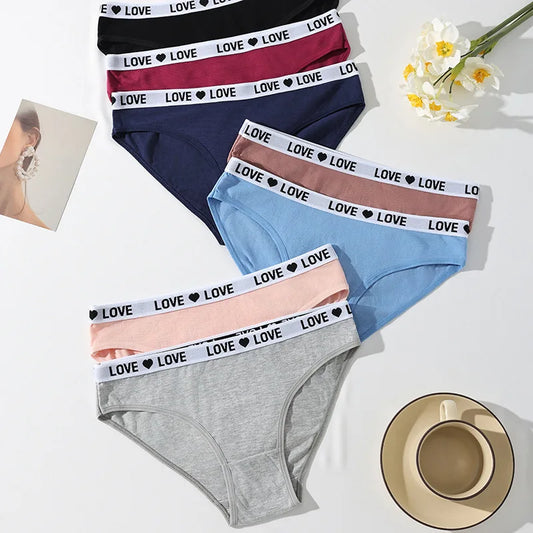 7Peças Calcinha Básica Hot pant