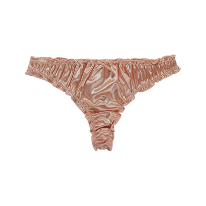 Calcinha Fio dental Cavada Cetim