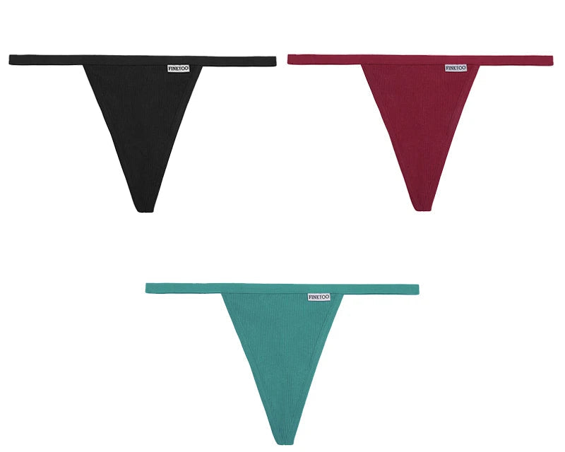 3Peças Calcinha String Fio dental segredo