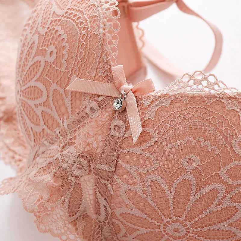 Sutiã florido de Renda com Bojo.