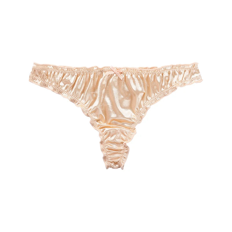 Calcinha Fio dental Cavada Cetim