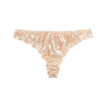 Calcinha Fio dental Cavada Cetim