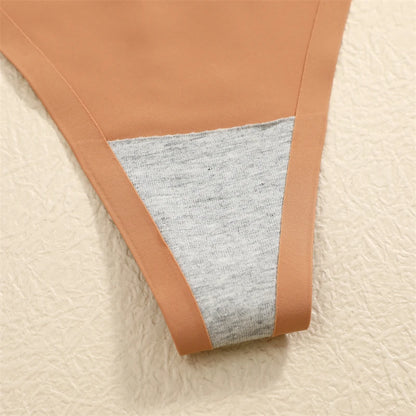 3 peças Calcinha string Fio dental