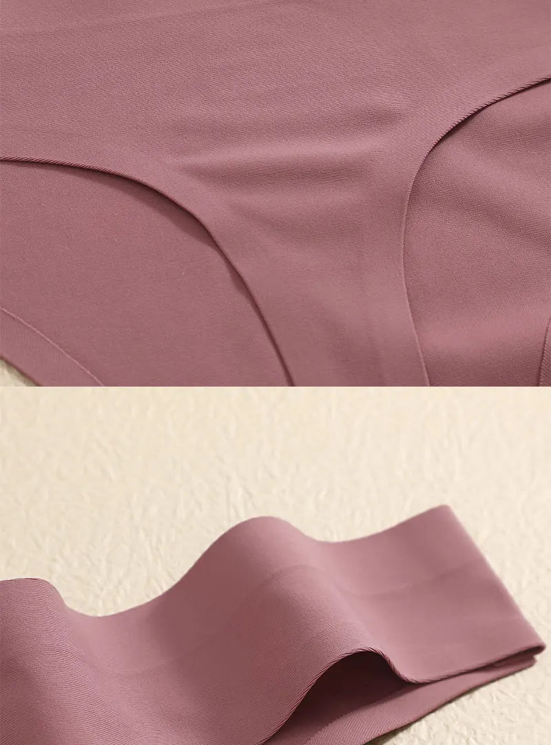 3peças Calcinha Básica sem costura fio dental.