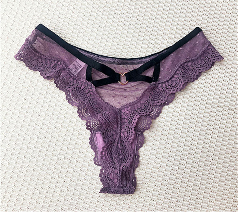 Calcinha Fio Dental Renda vazada