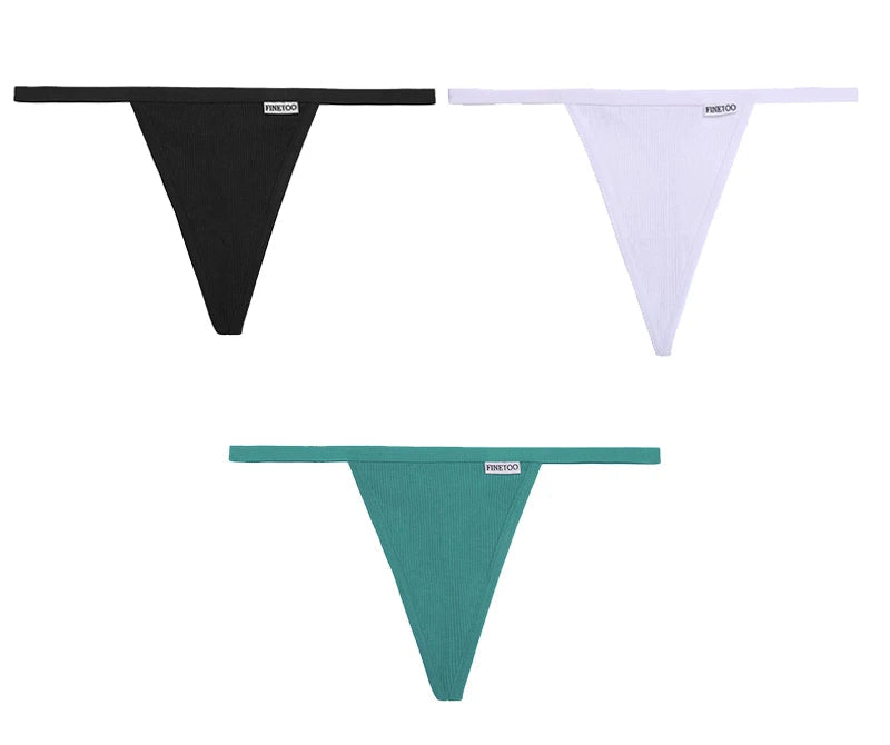 3Peças Calcinha String Fio dental segredo