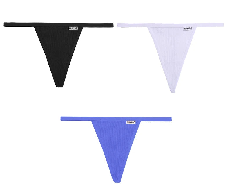 3Peças Calcinha String Fio dental segredo