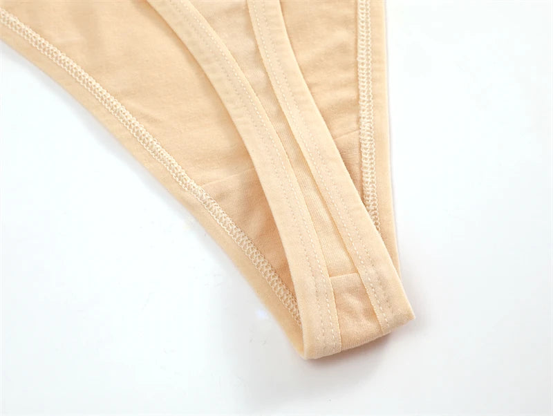 4 Peças Calcinha String Fio dental Básica