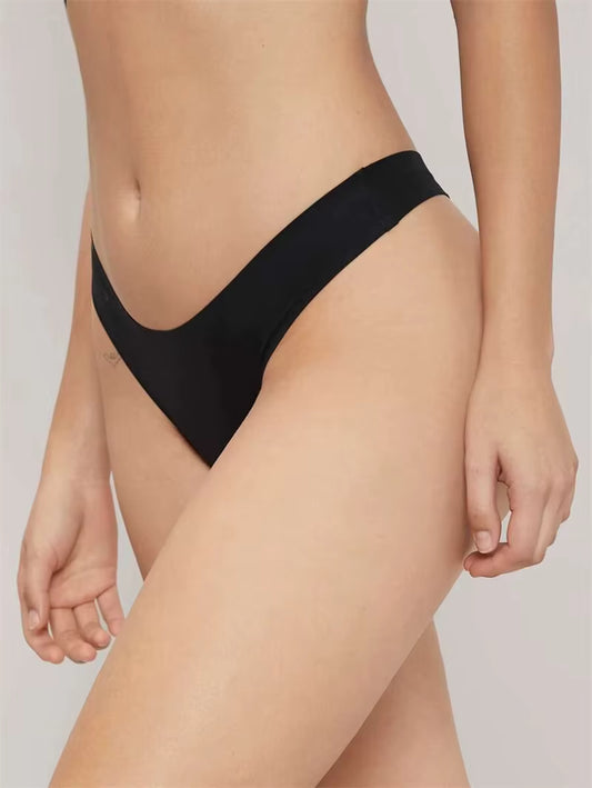 3peças Calcinha Básica sem costura fio dental.