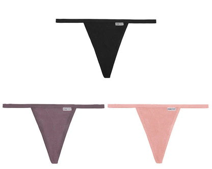 3Peças Calcinha String Fio dental segredo