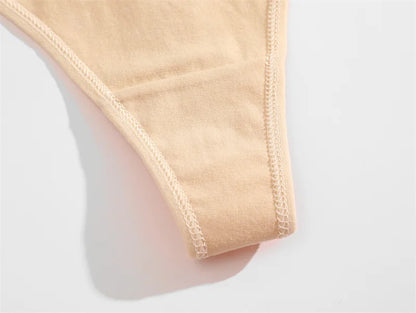 4Peças Calcinha Fio dental Básica