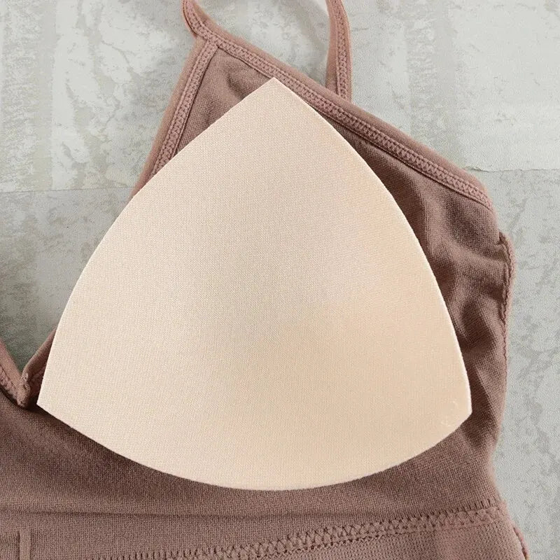 Conjunto Básico Sutiã e Calcinha Canelado.