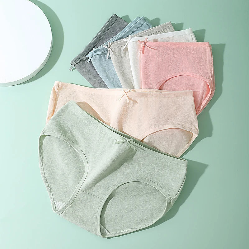 7Peças Calcinha Básica antibacteriana