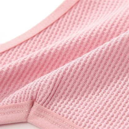 5Peças Calcinha Fio dental Básica texturizada