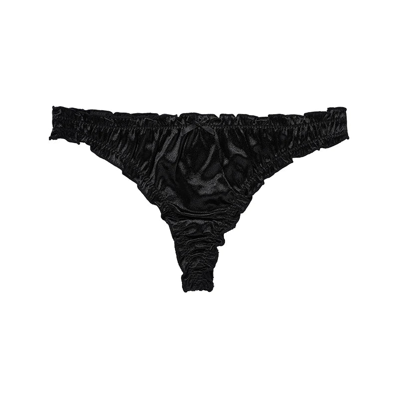 Calcinha Fio dental Cavada Cetim