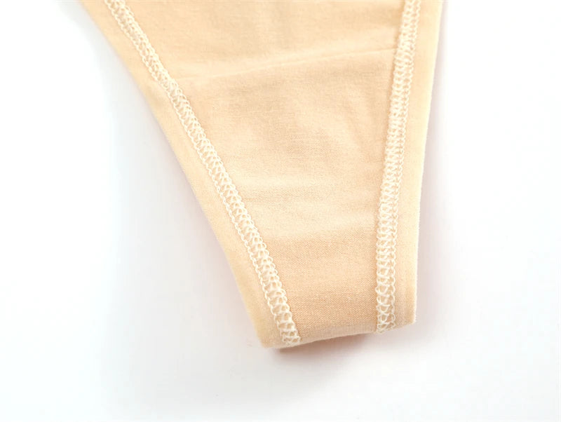 4 Peças Calcinha String Fio dental Básica