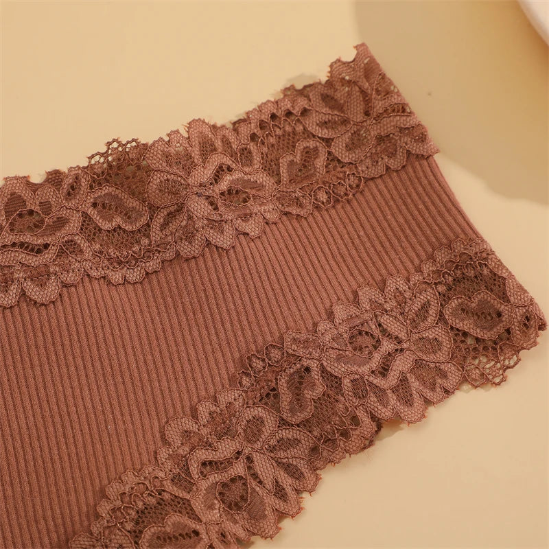 5 Peças Calcinha Básica tanga em renda