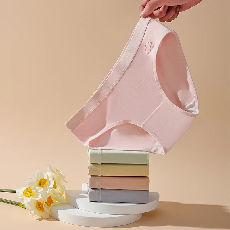 7Peças Calcinha Básica antibacteriana