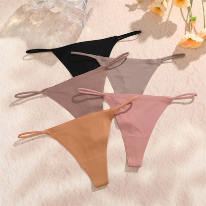 3 peças Calcinha string Fio dental